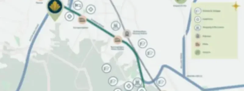 Godrej Kukatpally Apartment location map with landmarks by Godrej Properties located at Kukatpally, Hyderabad Telangana